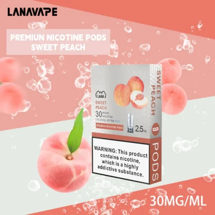 1水蜜桃｜Lana煙蛋 替換型霧化彈 水果風味 適配一代主機 #現貨直購#